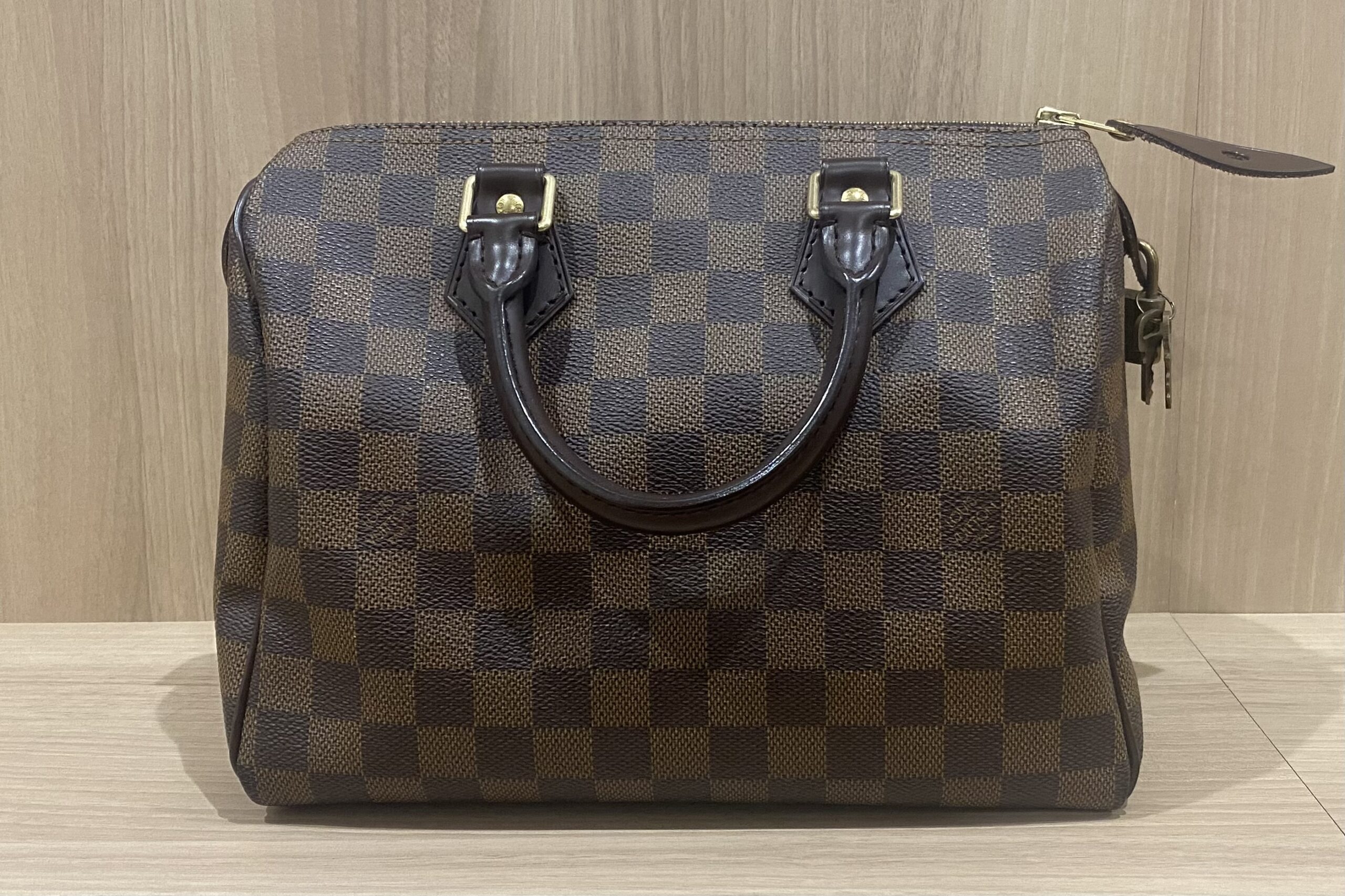 LOUIS VUITTON◇スピーディ30(NEW)_モノグラム_BRW/PVC/BRW/金具サビ有