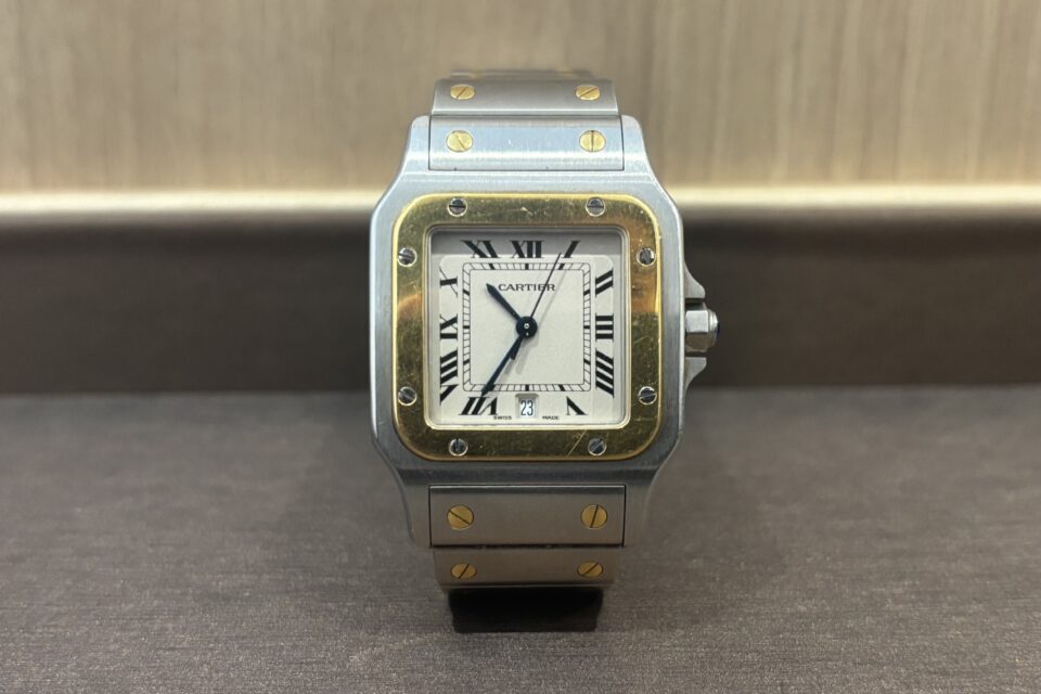 Cartier<br>サントスガルベLM<br>SS/YG QZ
